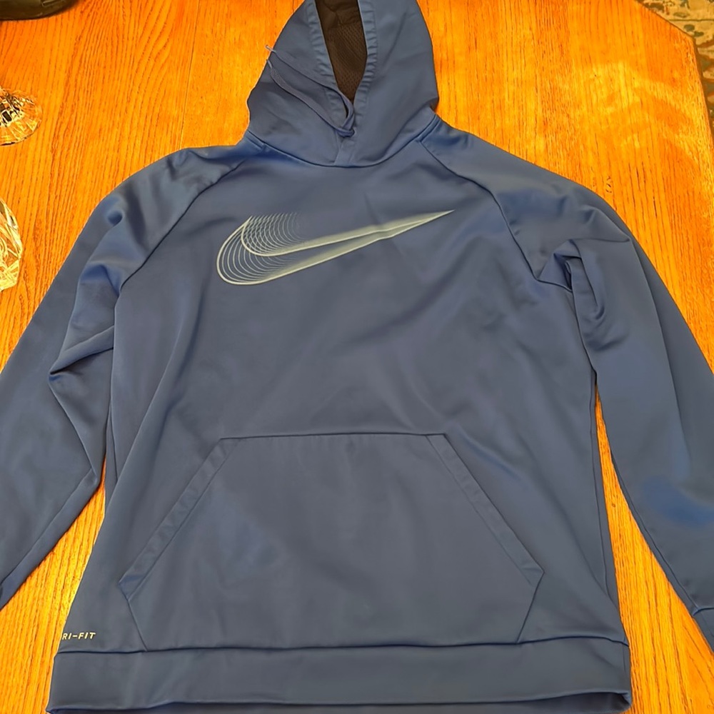Nike Men’s Dri-Fit X-Large Blue Hoodie